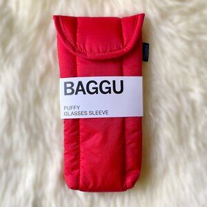 NWT Baggu Puffy Glasses Sleeve - Candy Apple